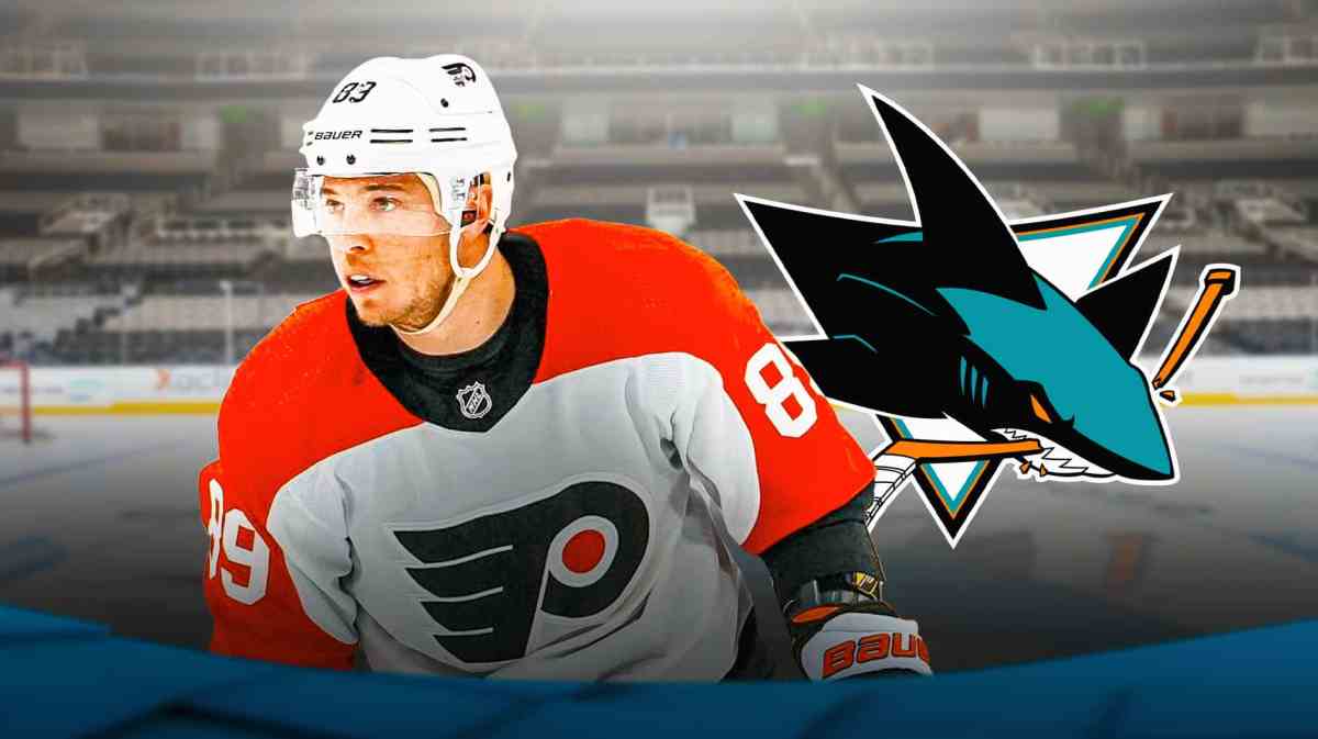 Flyers winger Cam Atkinson, Sharks