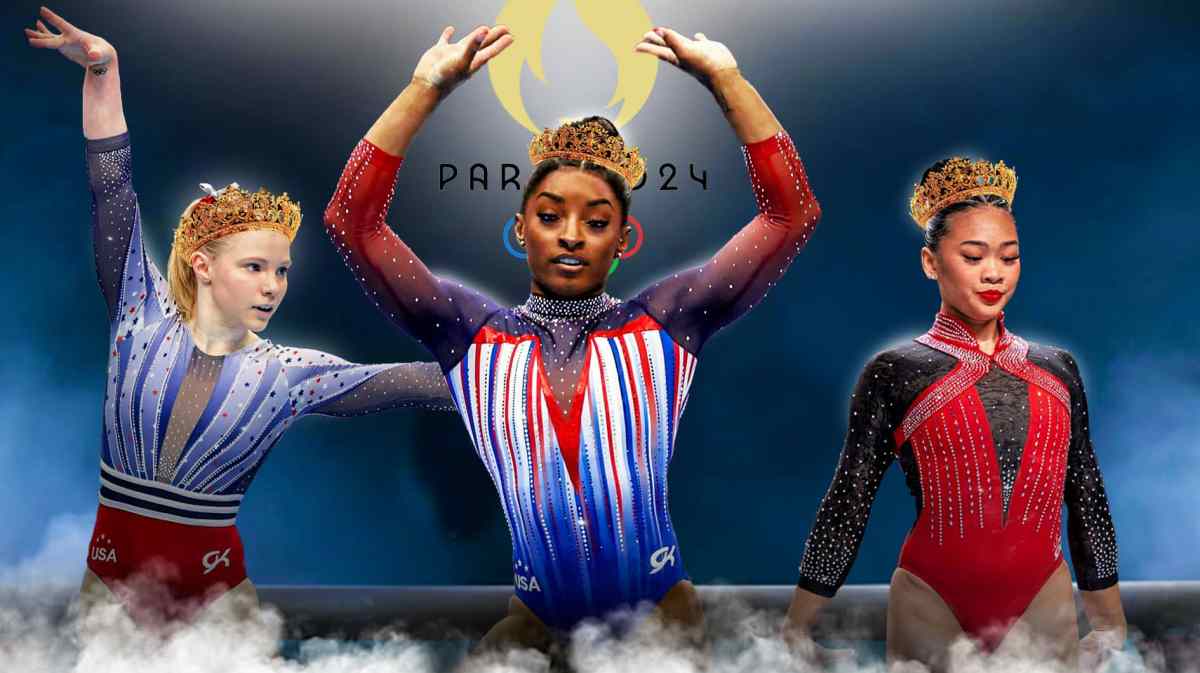 USA Gymastics star Simone Biles with Suni Lee amid 2024 Paris Olympics