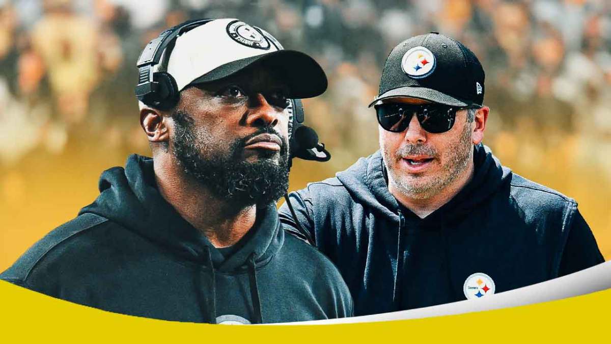 Mike Tomlin side-by-side with Arthur Smith