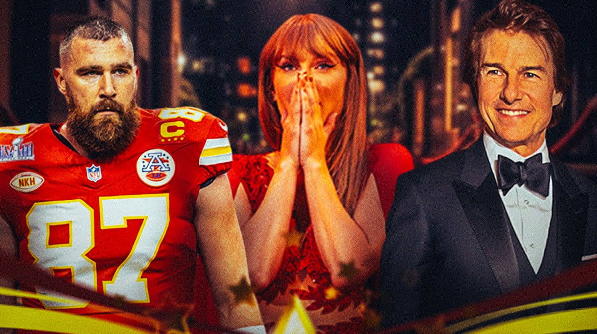 Travis Kelce, Tom Cruise, Taylor Swift, Eras Tour