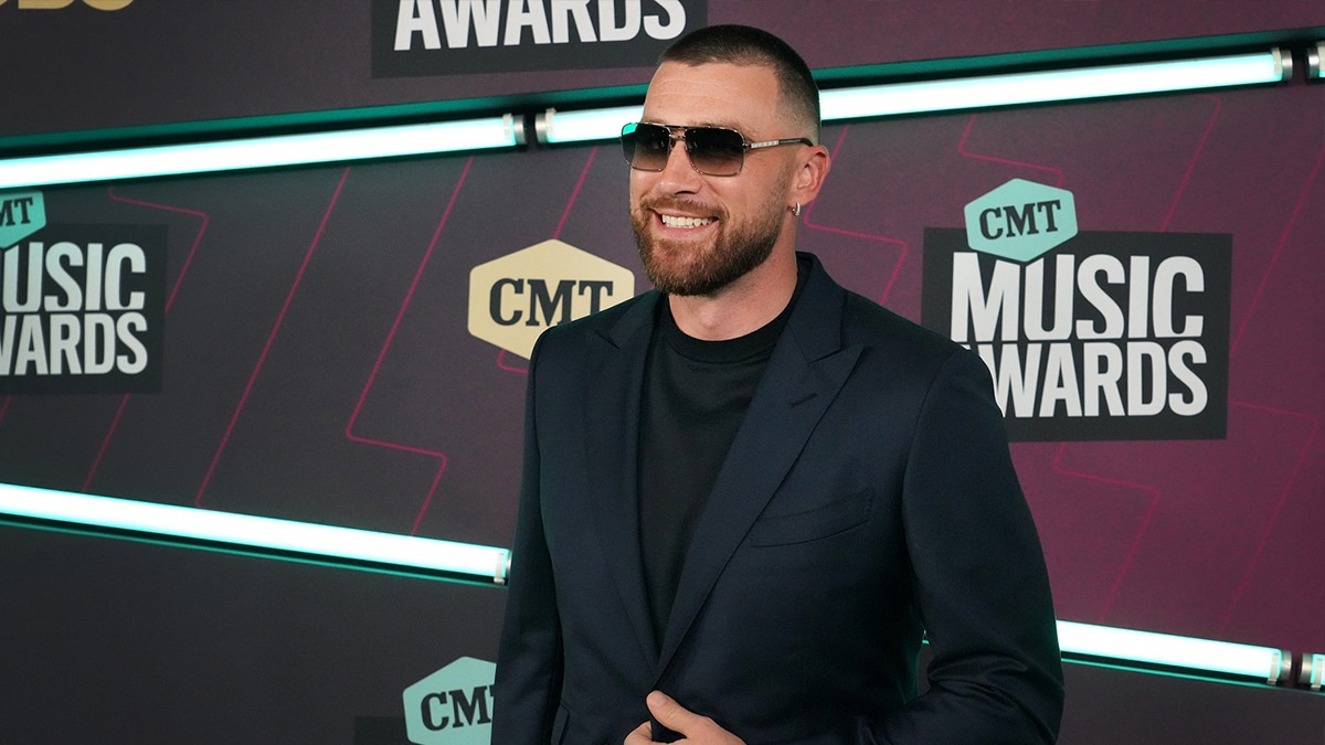 Travis Kelce at the 2024 CMT Awards.