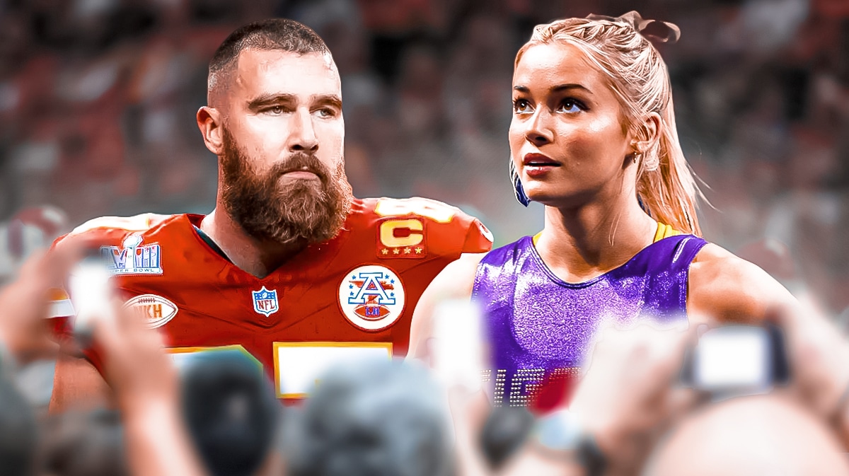 Kansas City Chiefs tight end Travis Kelce and Olivia (Livvy) Dunne.
