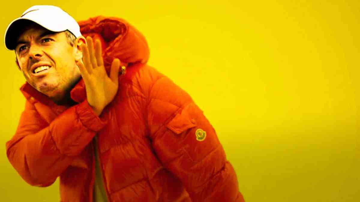 U.S. Open runner-up Rory McIlroy as the "drake saying no meme"
