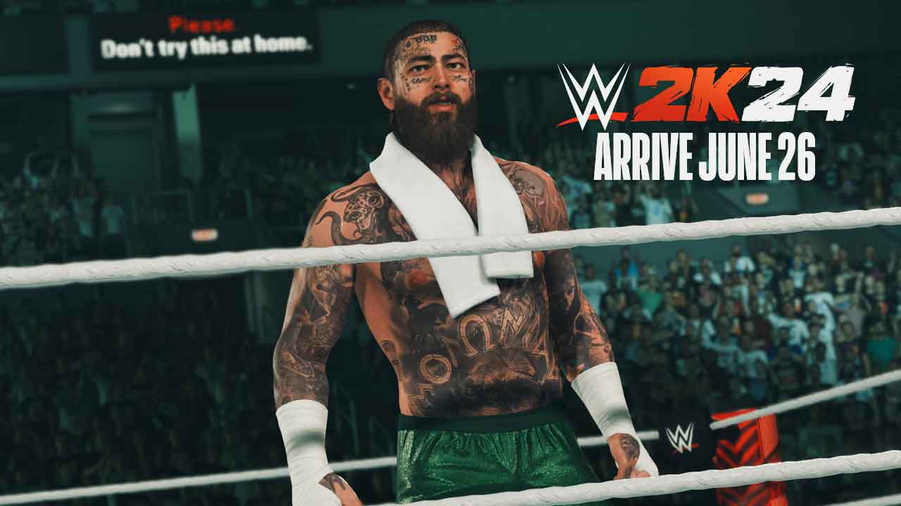 WWE 2K24 представляет Post Malone, который выйдет 26 июня