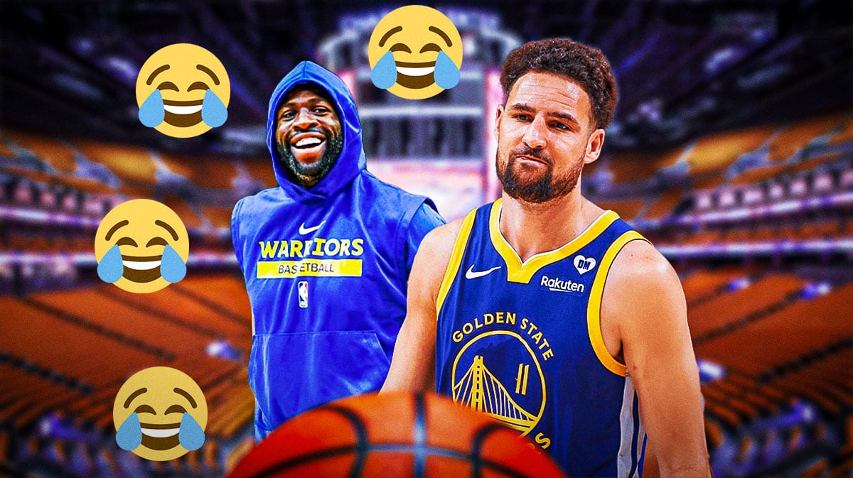 Draymond Green and Klay Thompson