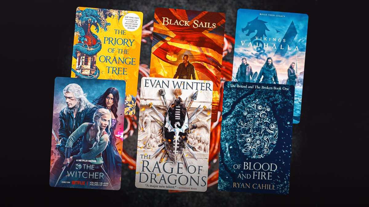 The Priory of the Orange Tree, Black Sails, Vikings: Valhalla, The Witcher, The Rage of Dragons, Of Blood and Fire