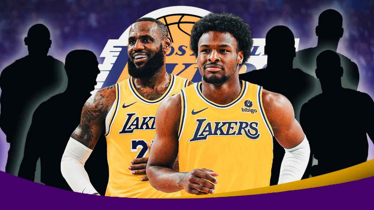 lebron bronny james father son duo