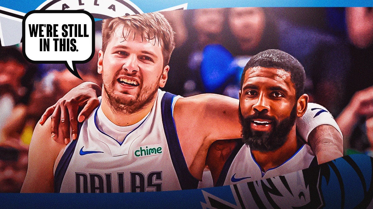 Luka Doncic and Kyrie Irving