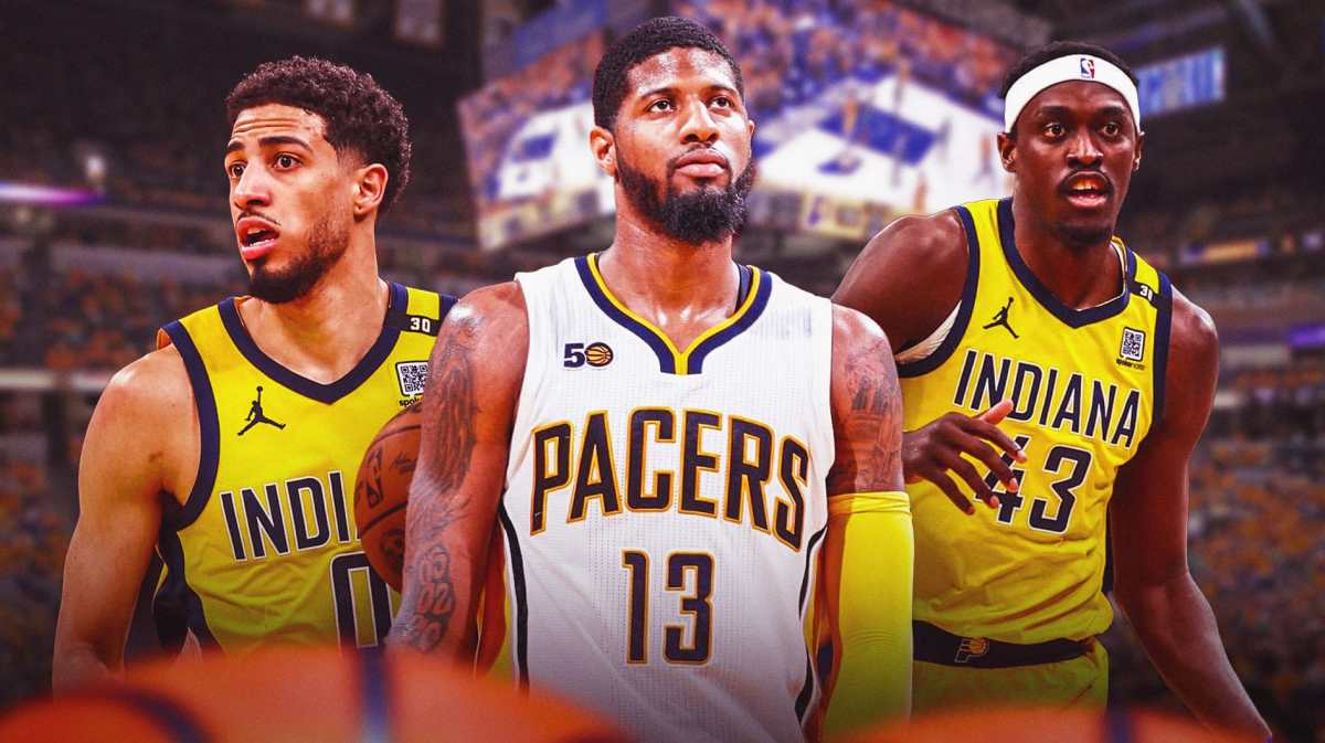 Paul George after Jeff Teague advice to join Pascal Siakam Rick Carlisle and Tyrese Haliburton Pacers