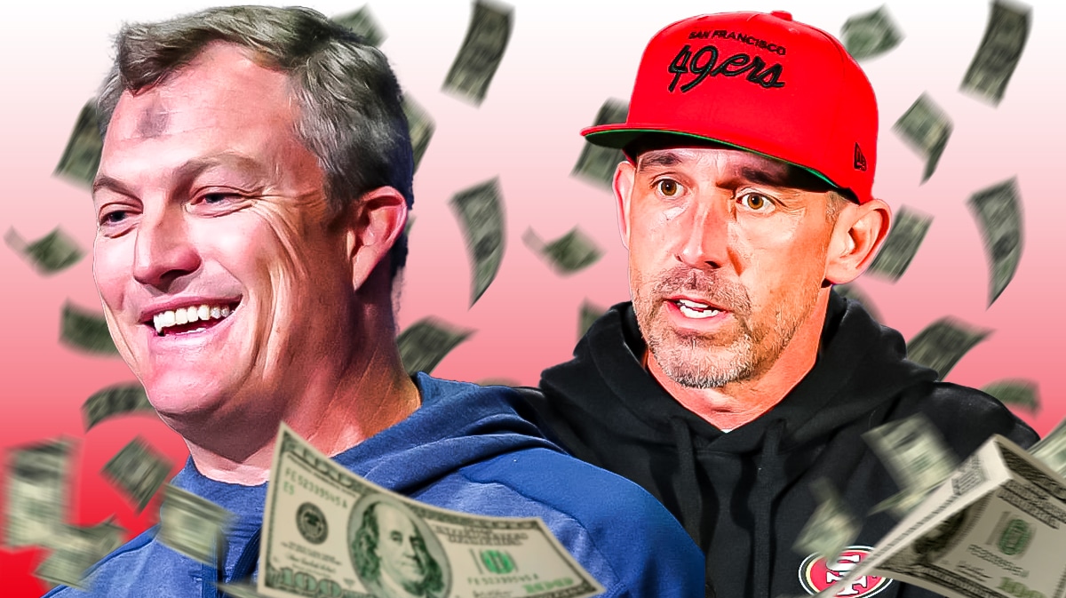 John Lynch, Kyle Shanahan. Money flying all around