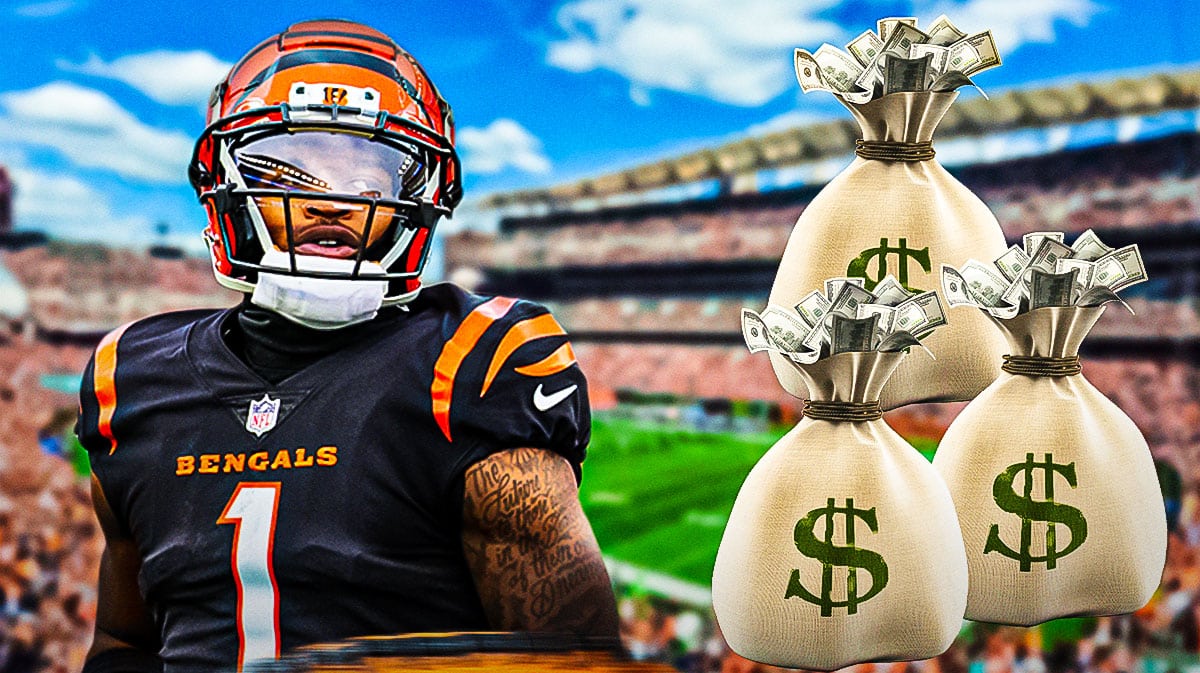 Ja'Marr Chase going after bag of money
