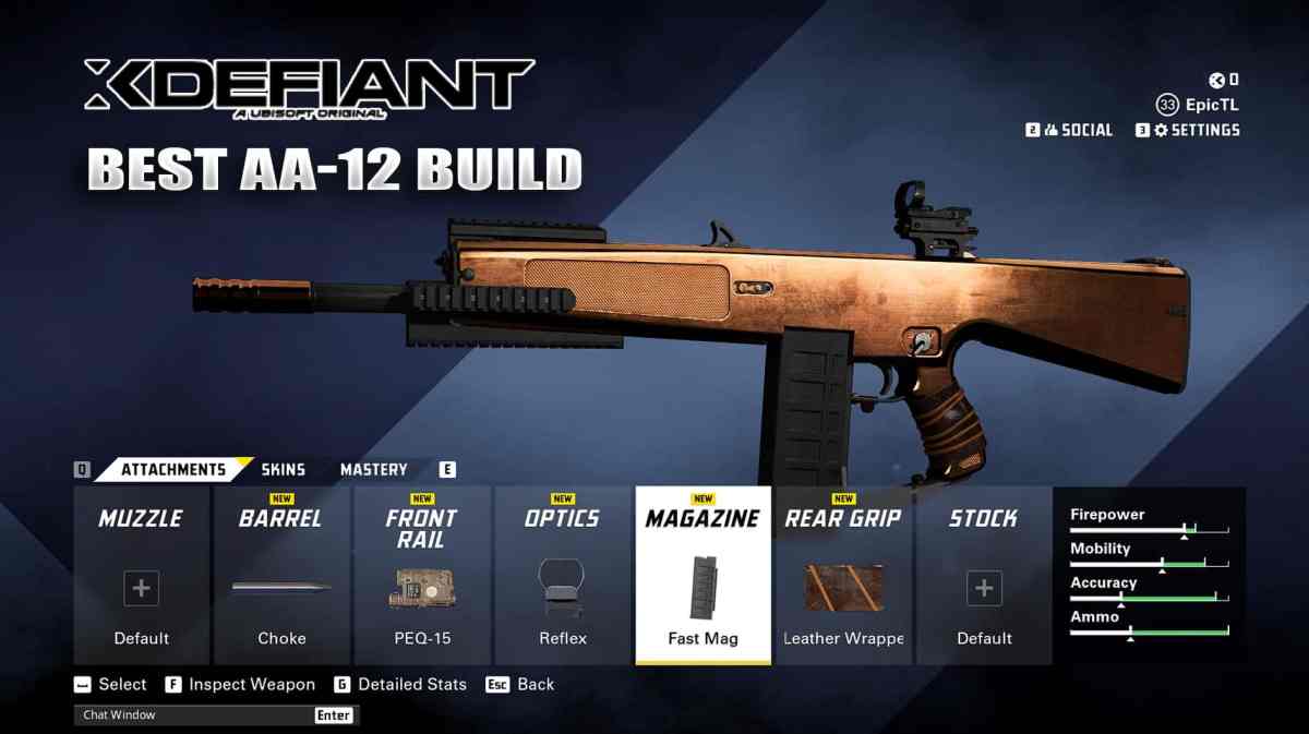 Picture of the best AA-12 build in XDefiant