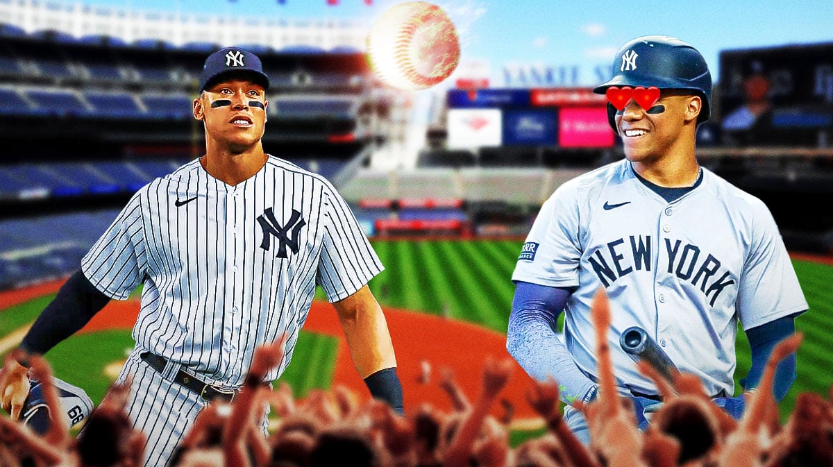 Yankees' Aaron Judge hitting a home run