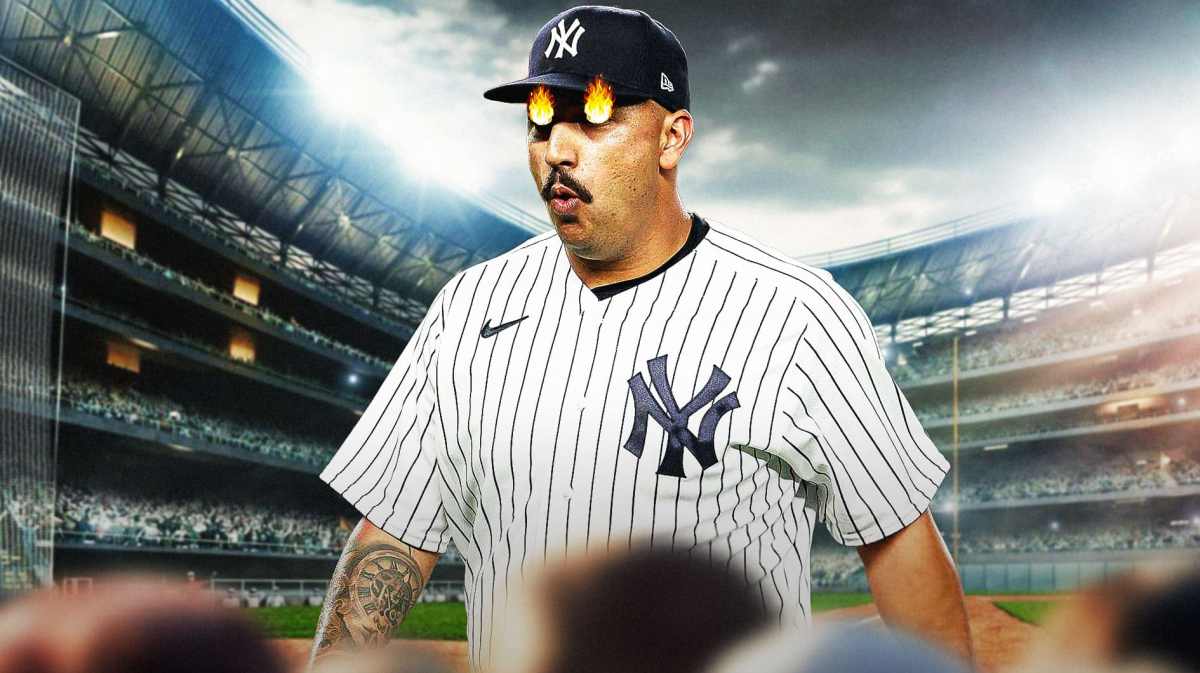 Nestor Cortes with fire on his eyes