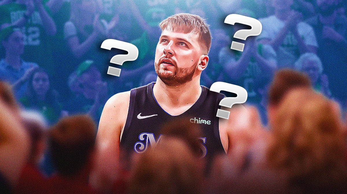 Mavericks Luka Doncic amid NBA Finals against Jayson Tatum Celtics