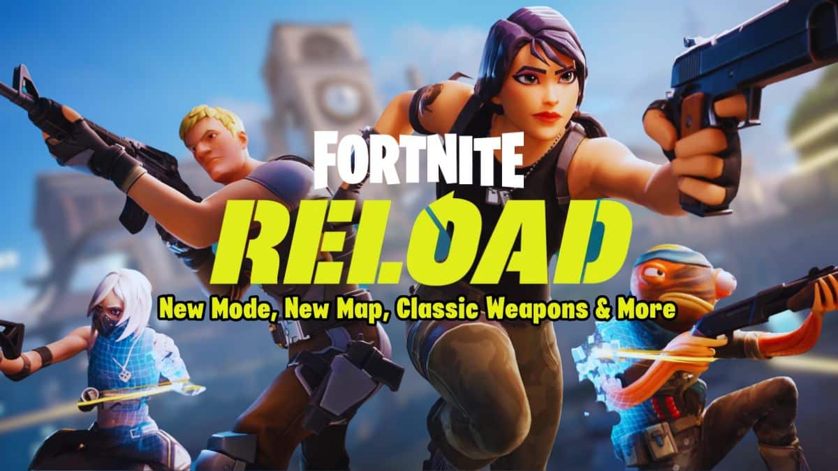 key image for fortnite reload with fortnite logo