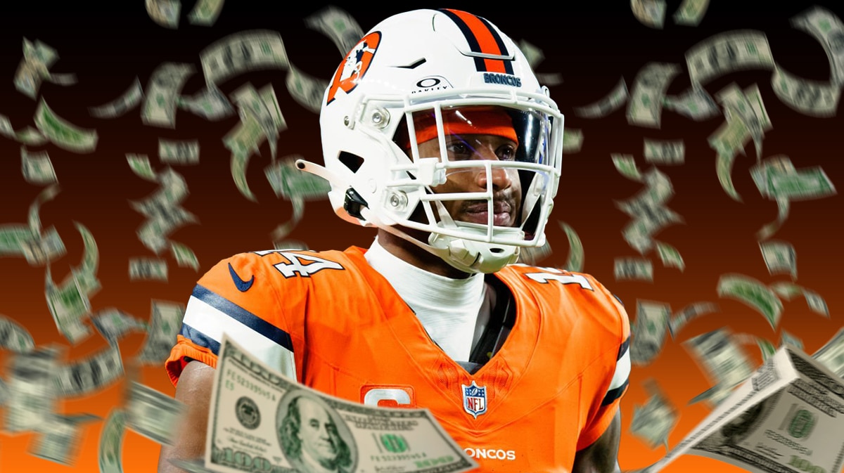 Broncos Courtland Sutton amid NFL contract negotiations with George Paton and Sean Payton training camp