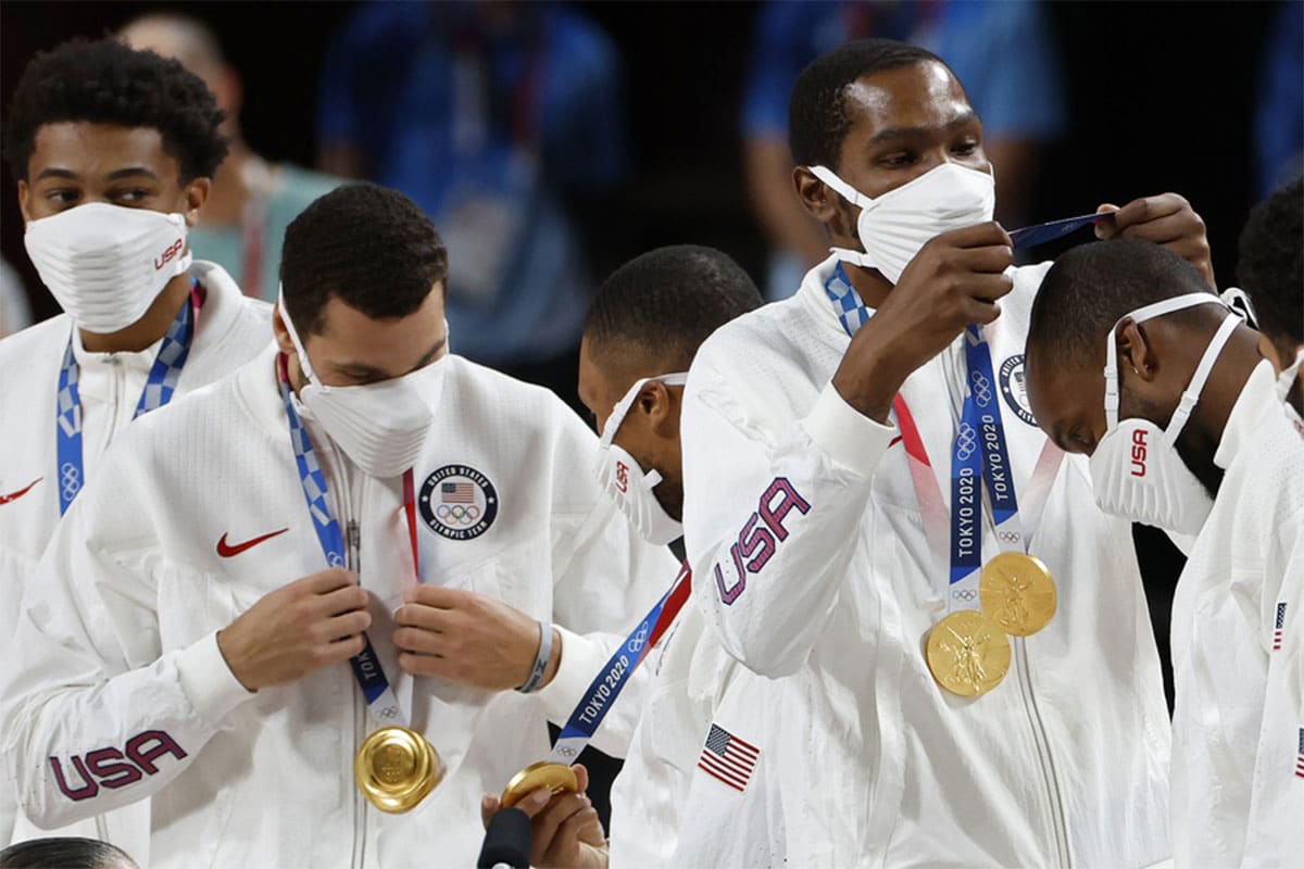 2020 Olympics Team USA winning gold