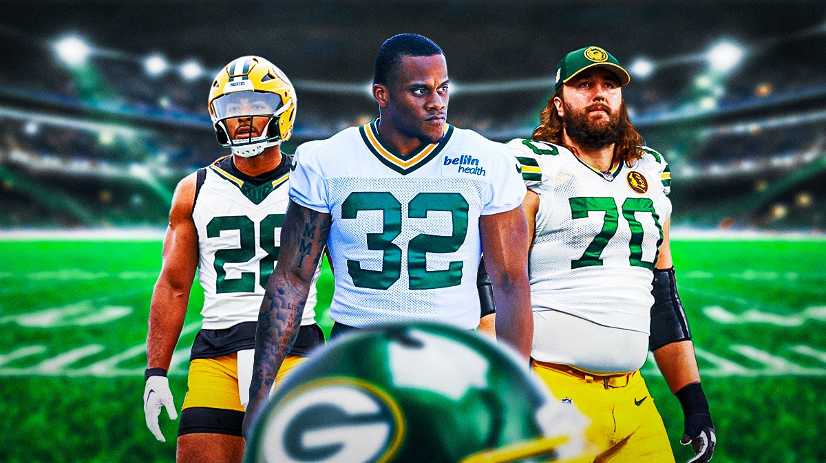 AJ Dillon, MarShawn Lloyd, and Royce Newman