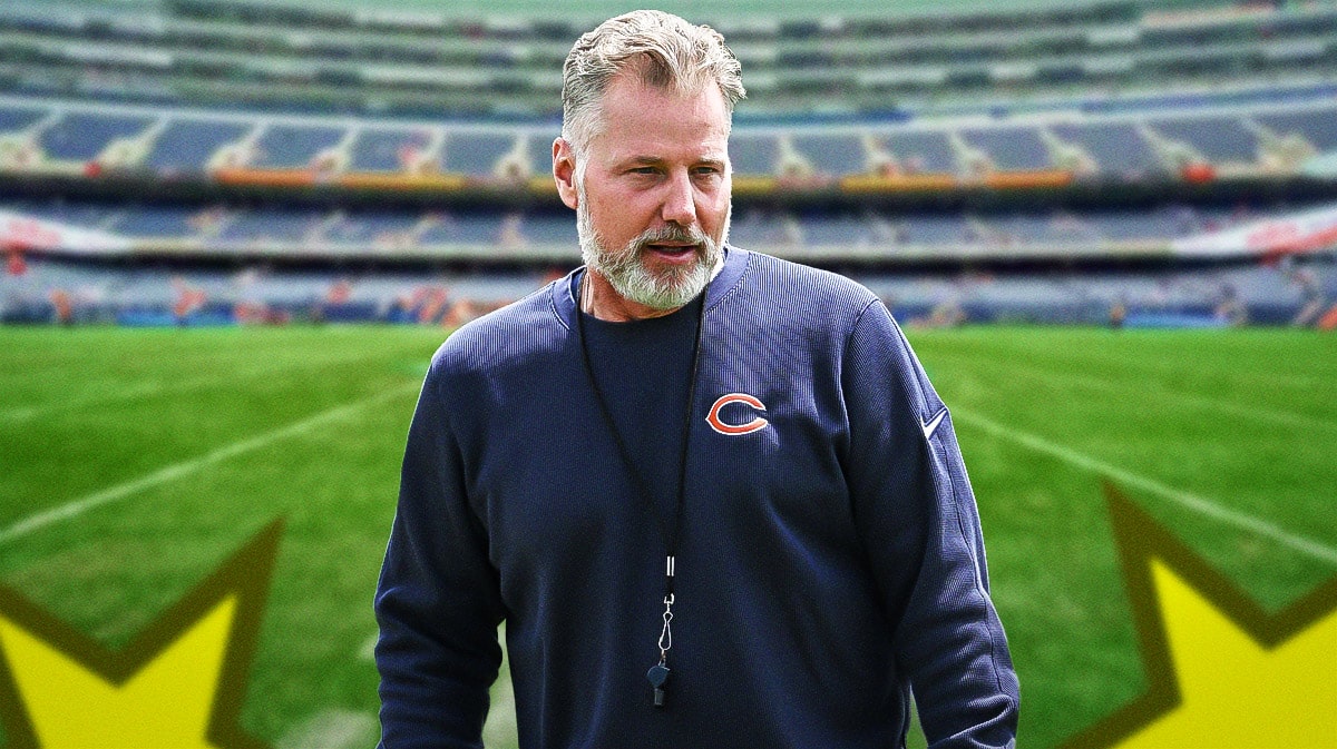 Bears Matt Eberflus at Soldier Field