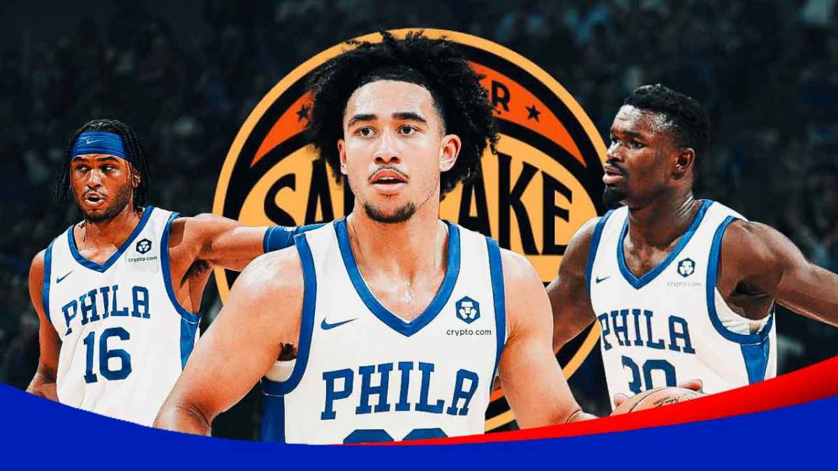 76ers' Ricky Council IV, Jared McCain and Adem Bona