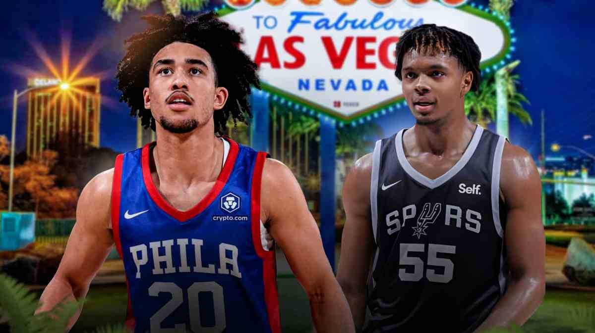76ers' Jared McCain and Spurs' Harrison Ingram in Las Vegas