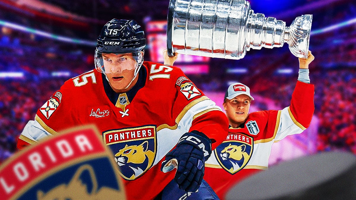 Florida Panthers center Anton Lundell