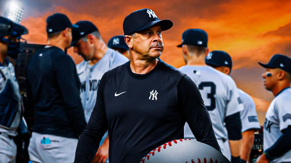 Yankees' Aaron Boone.