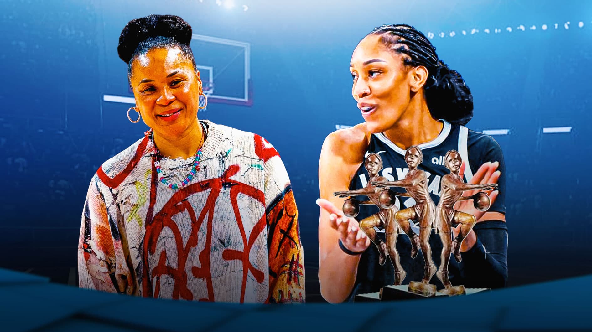 Aces star A'ja Wilson's WNBA dominance sparks 'crazy' Dawn Staley take