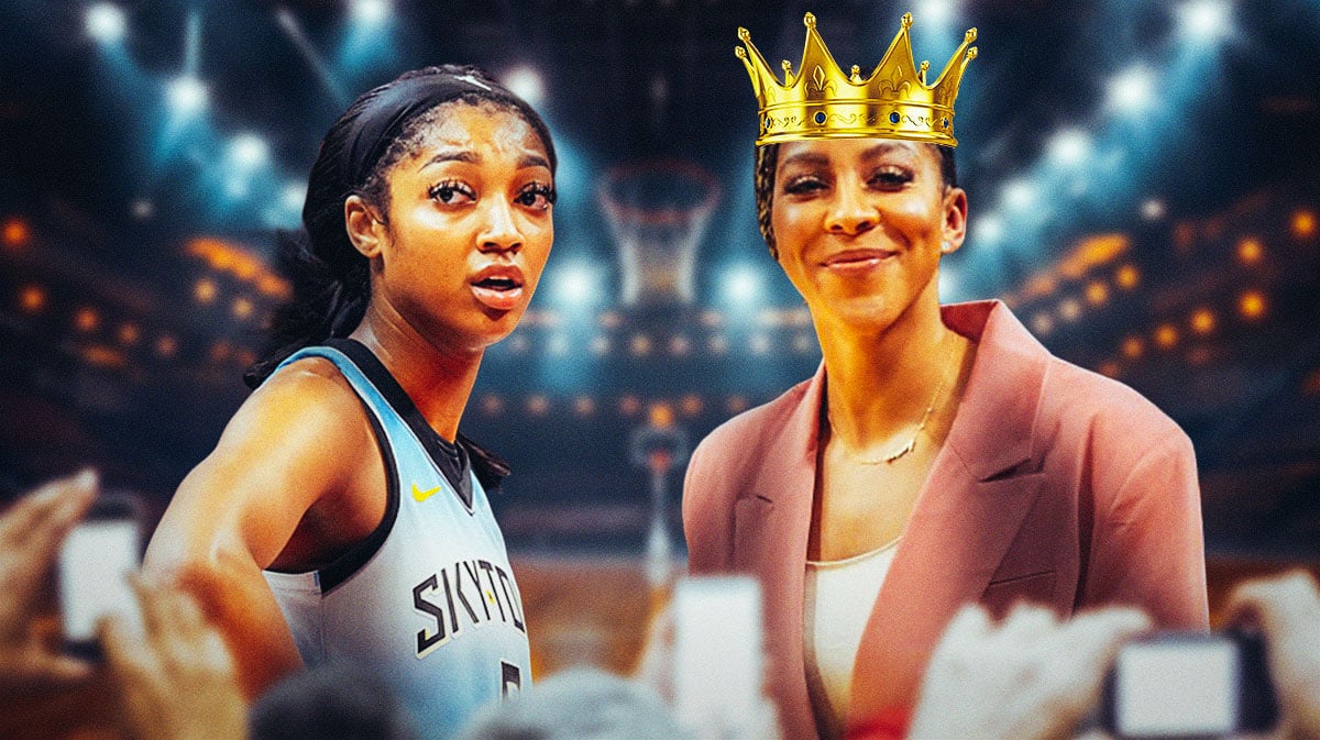Sky star Angel Reese, Candace Parker wearing a crown