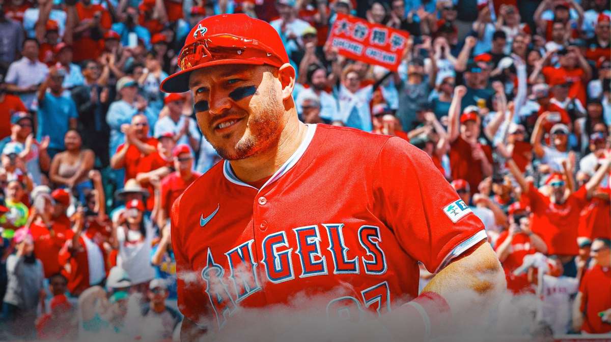 Angels Mike Trout injury injured knee rehab trade deadline