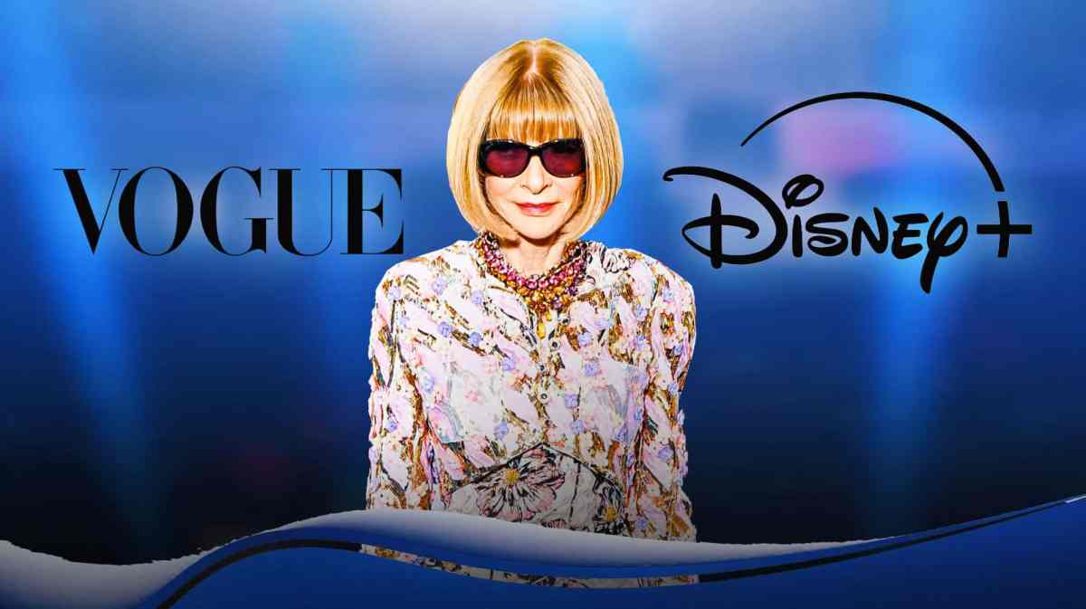 Vogue and Disney+ logos, Anna Wintour