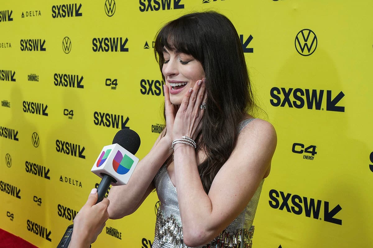 Anne Hathaway at The Idea of You premiere at 2024 SXSW.