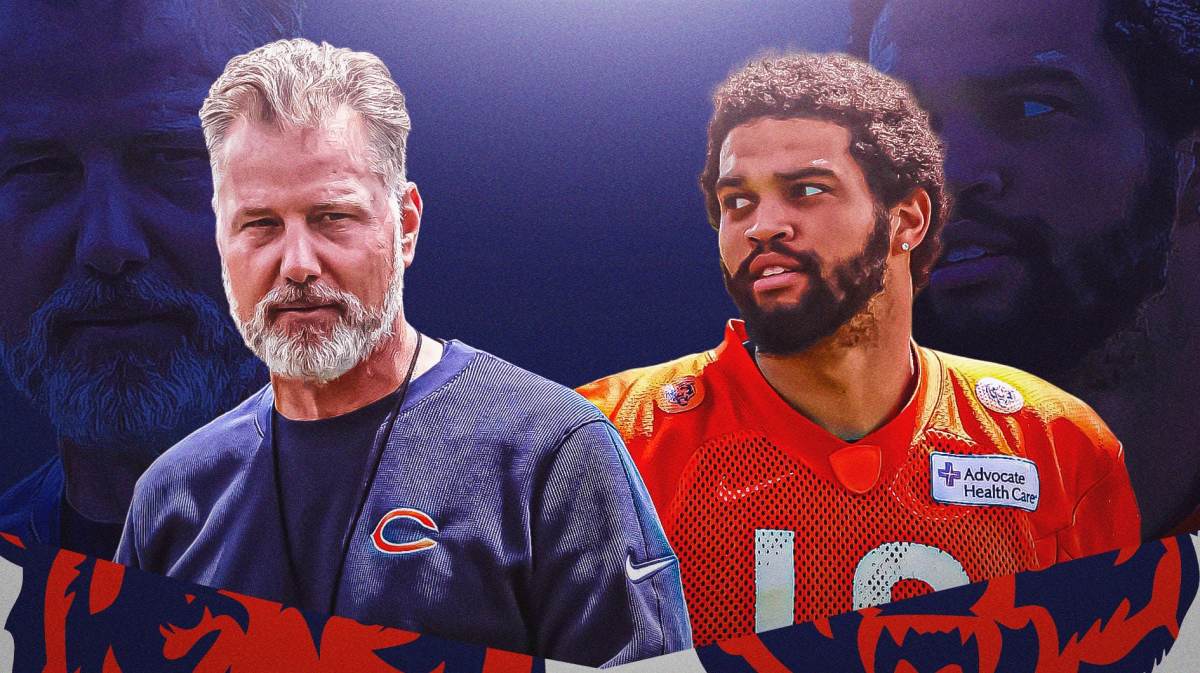 Head coach Matt Eberflus needs Caleb Williams to come through in a big way as a rookie