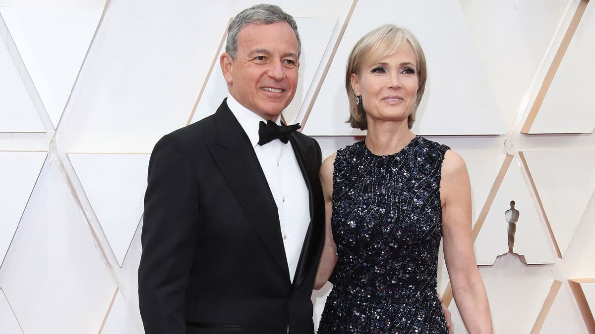 Bob Iger, left, and Willow Bay arrive at the 92nd Academy Awards at Dolby Theatre. 
