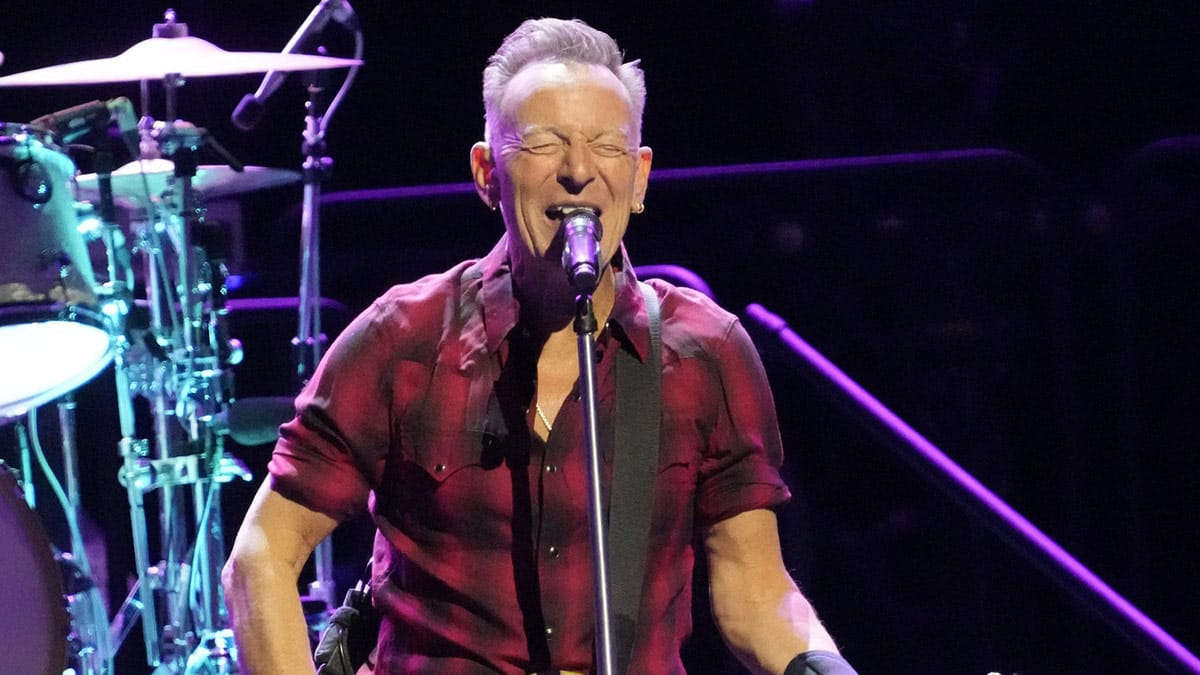 Bruce Springsteen performing on March 19, 2024.