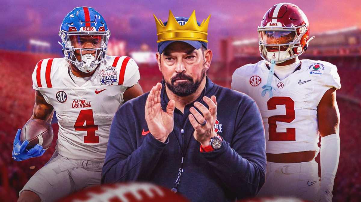 Ohio State football Buckeyes coach Ryan Day amid EA Sports College Football 25
