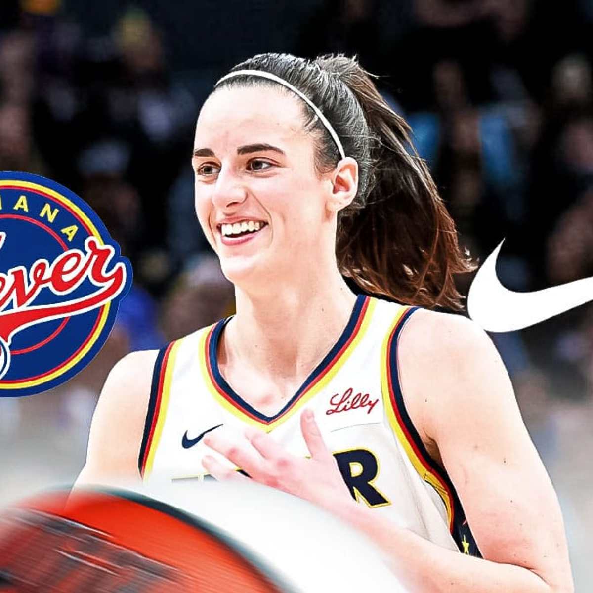 Fever rookie Caitlin Clark's emotional reaction to first-ever Player  Exclusive