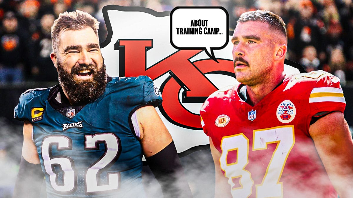 Travis Kelce 2024 Training Camp In India Gerti Hildagarde