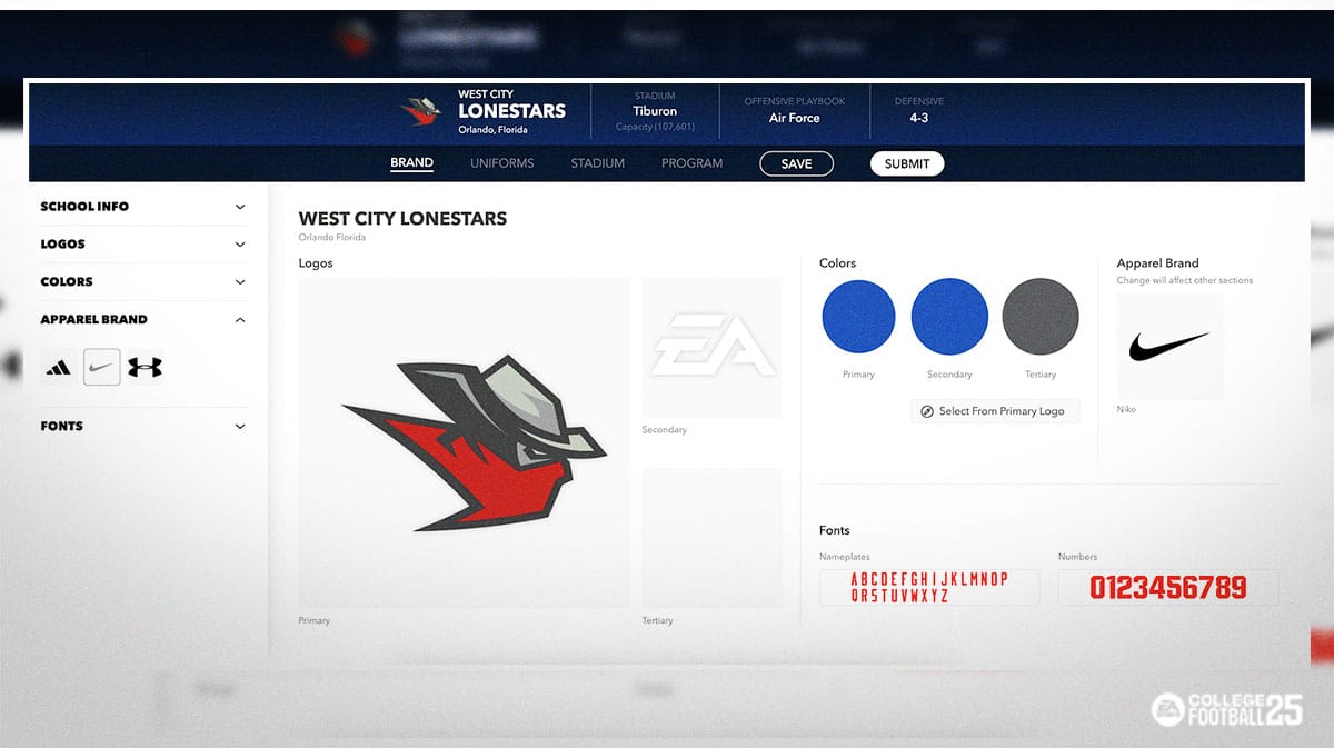 College Football 25 Team Builder Guide - How To Import Your School