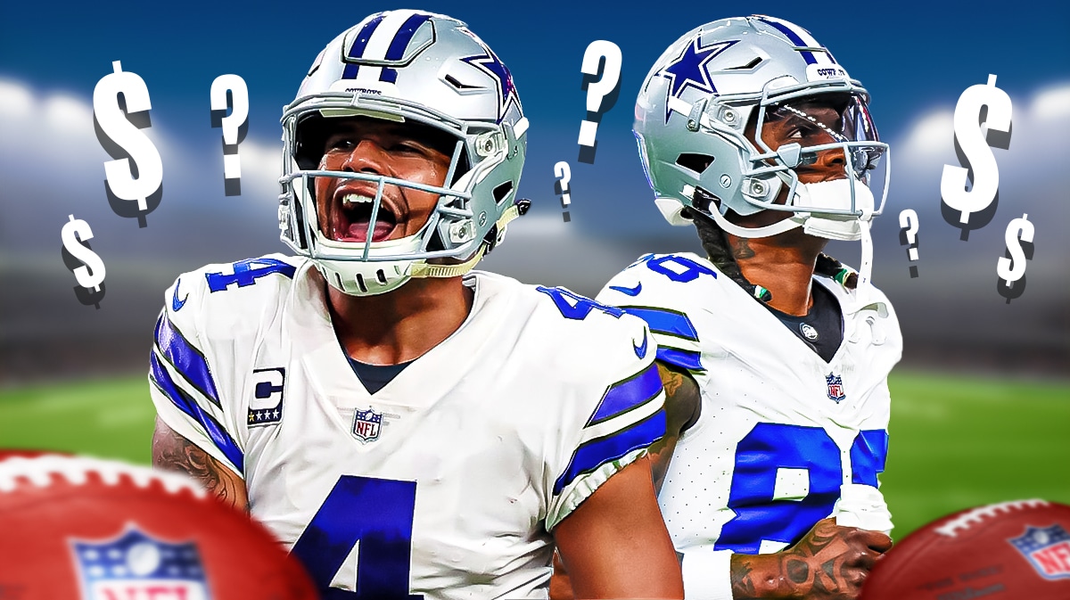 Cowboys' Dak Prescott, CeeDee Lamb with question marks above