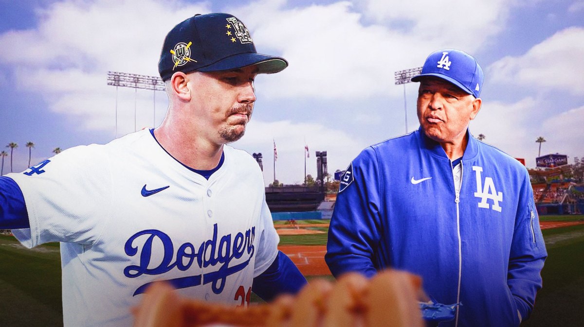Dodgers pitcher Walker Buehler, manager Dave Roberts
