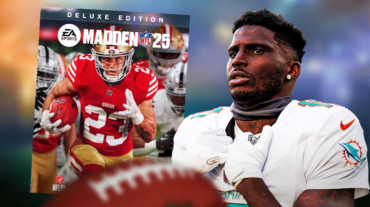 Dolphins star Tyreek Hill, Madden NFL 25