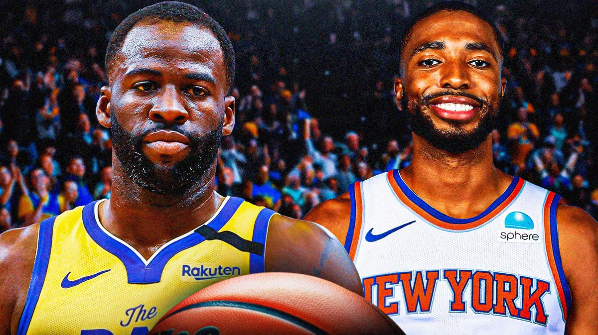 Warriors' Draymond Green and Knicks' Mikal Bridges