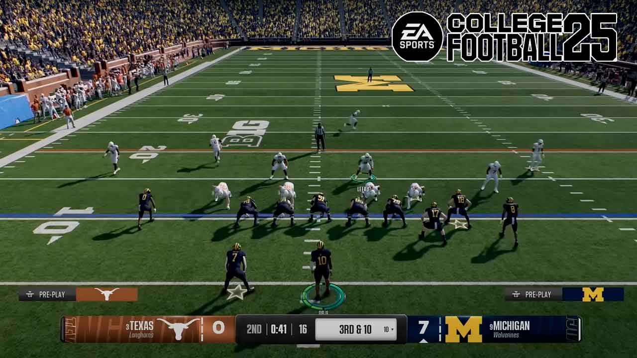 College Football 25 Геймплей Звезды первого взгляда Донован Эдвардс