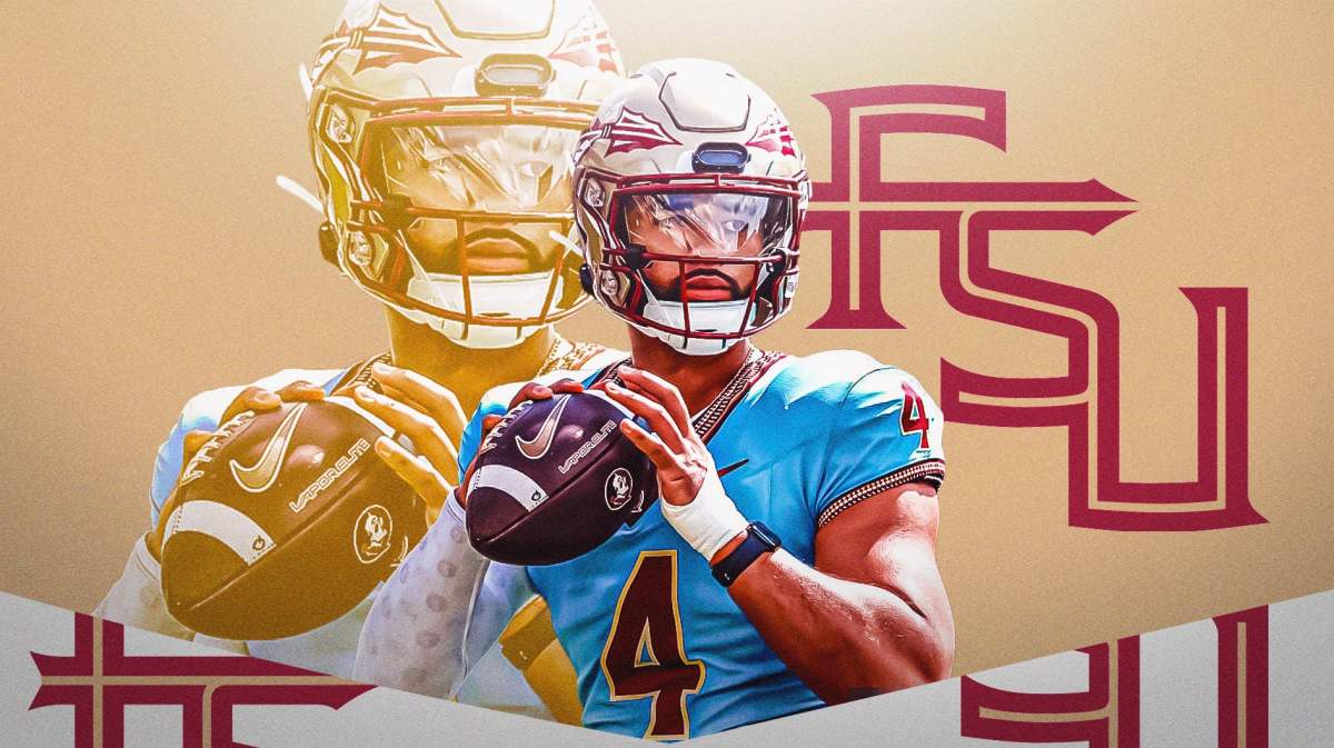 Florida State football's QB, returning player, D.J. Uiagalelei.