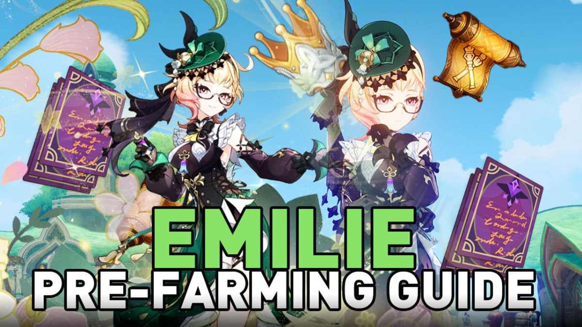 emilie genshin impact materials pre-farming