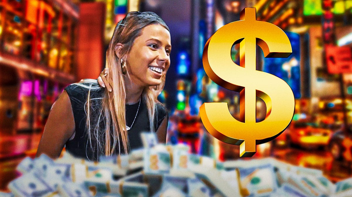 Hawk Tuah Girl (Haliey Welch) and money signs.