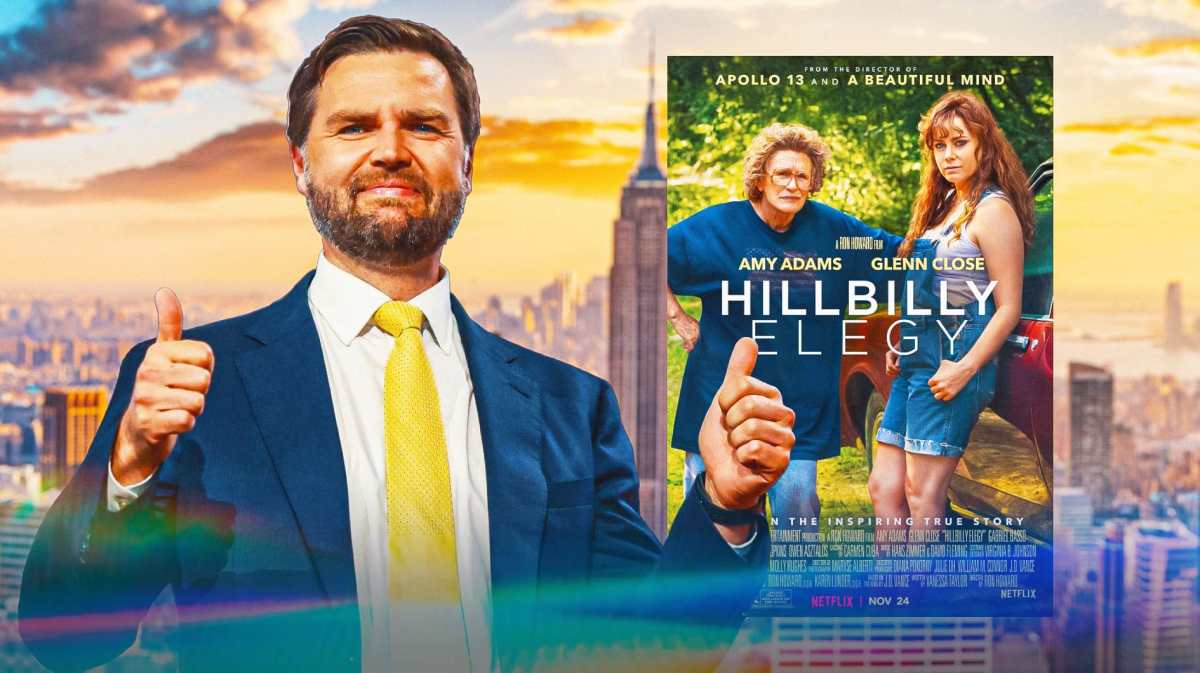J.D. Vance, poster of Hillbilly Elegy