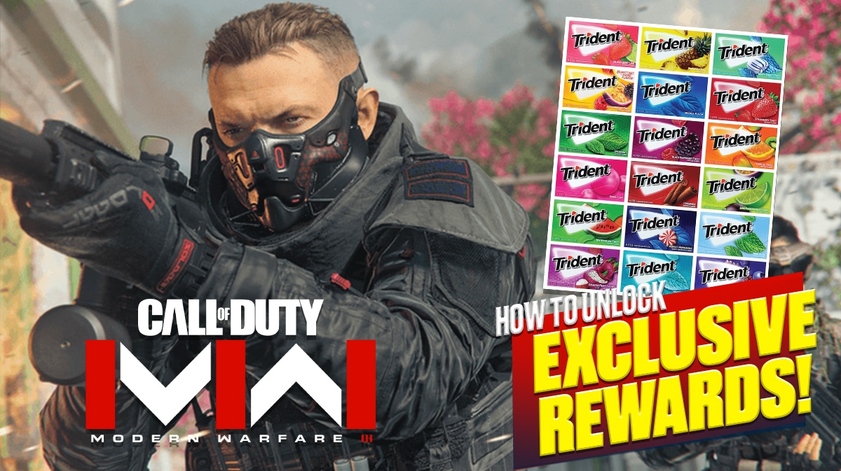 How To Get All The Trident Gum Rewards In Call of Duty